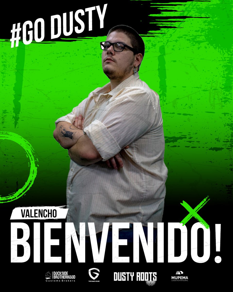 ¡Bienvenido Valencho! 👋

Les presentamos a <a href="/valenchoelias/">valencho3</a>, Caster del equipo. 

Nos estará acompañando en los momentos emocionantes de cada juego, con sus narraciones y mucho entretenimiento 🎙️🔥

¡Bienvenido a la familia! 💚

#GoDusty #PlayWithRoots