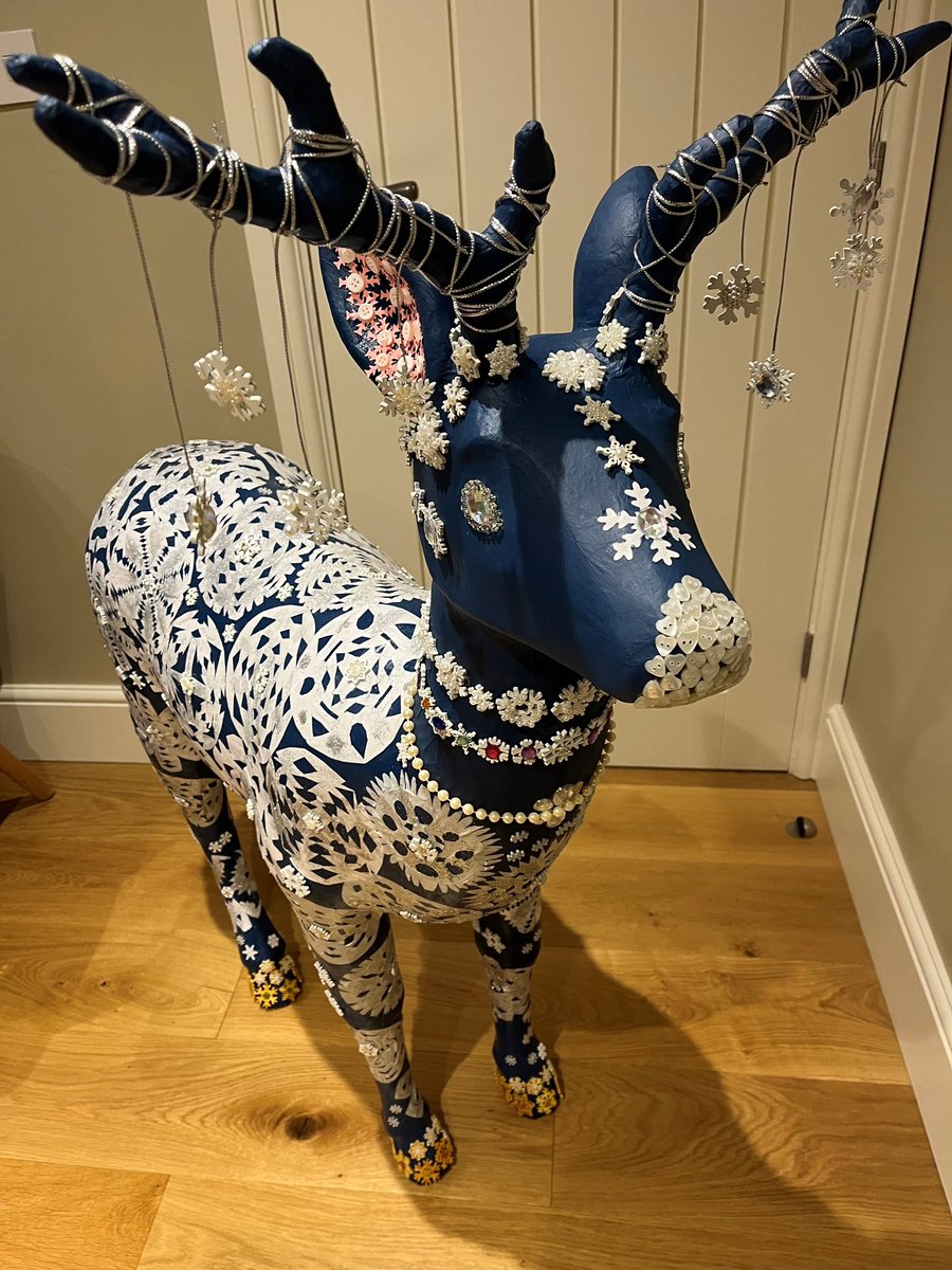 Christopher Rawlins CE Primary School (@chrisrawlinspri) on Twitter photo We have created this beautiful reindeer to feature in Banbury Town Christmas Trail.
The Herons and Kingfishers learnt to cut out of paper all the main snowflakes on the reindeers body and have fun with glitter. All the other classes have decorated snowflakes <a href="/ODSTschools/">Oxford Diocesan Schools Trust</a> We have created this beautiful reindeer to feature in Banbury Town Christmas Trail.
The Herons and Kingfishers learnt to cut out of paper all the main snowflakes on the reindeers body and have fun with glitter. All the other classes have decorated snowflakes <a href="/ODSTschools/">Oxford Diocesan Schools Trust</a>
