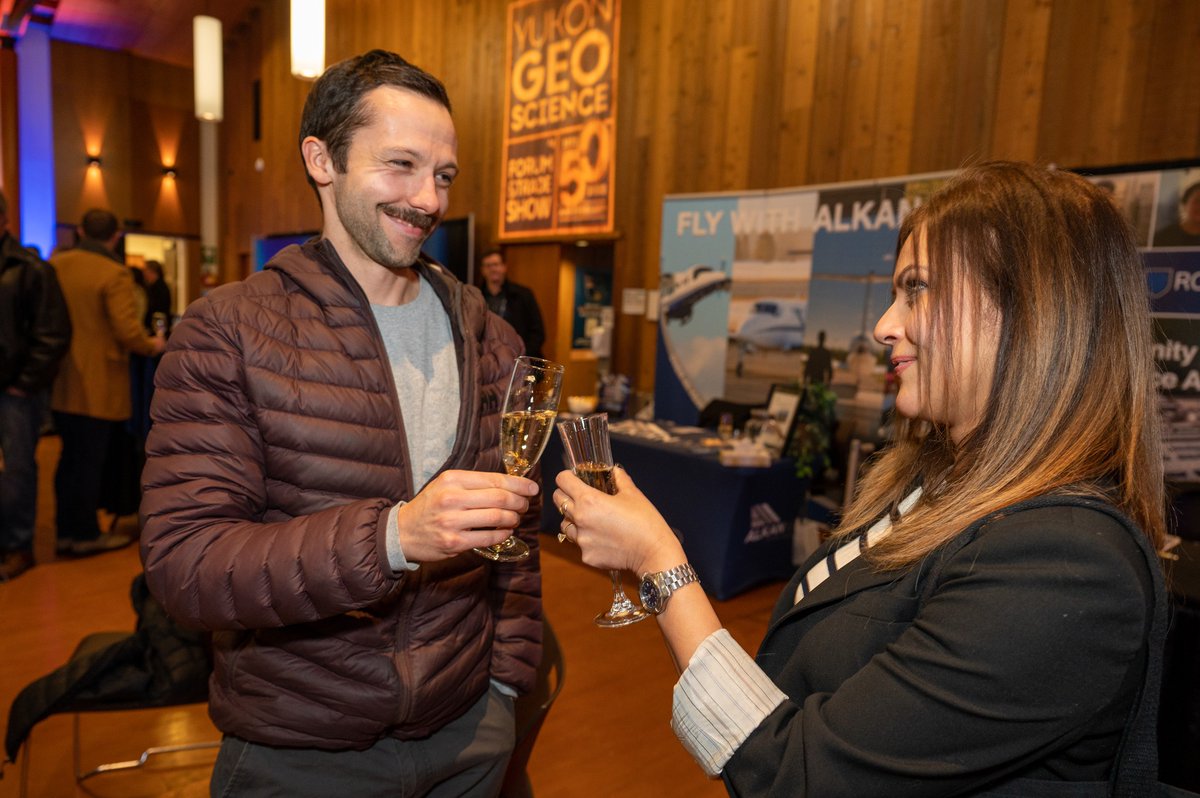 In Partnership with the @yukonfncc, we are excited to be kicking off this year’s annual Geoscience Reception at the Yukon Geoscience Forum &amp; Trade Show at the Kwanlin Dün Cultural Centre!

Come and join us for a fun and educational evening!
bit.ly/3uhEfni

#YukonMining