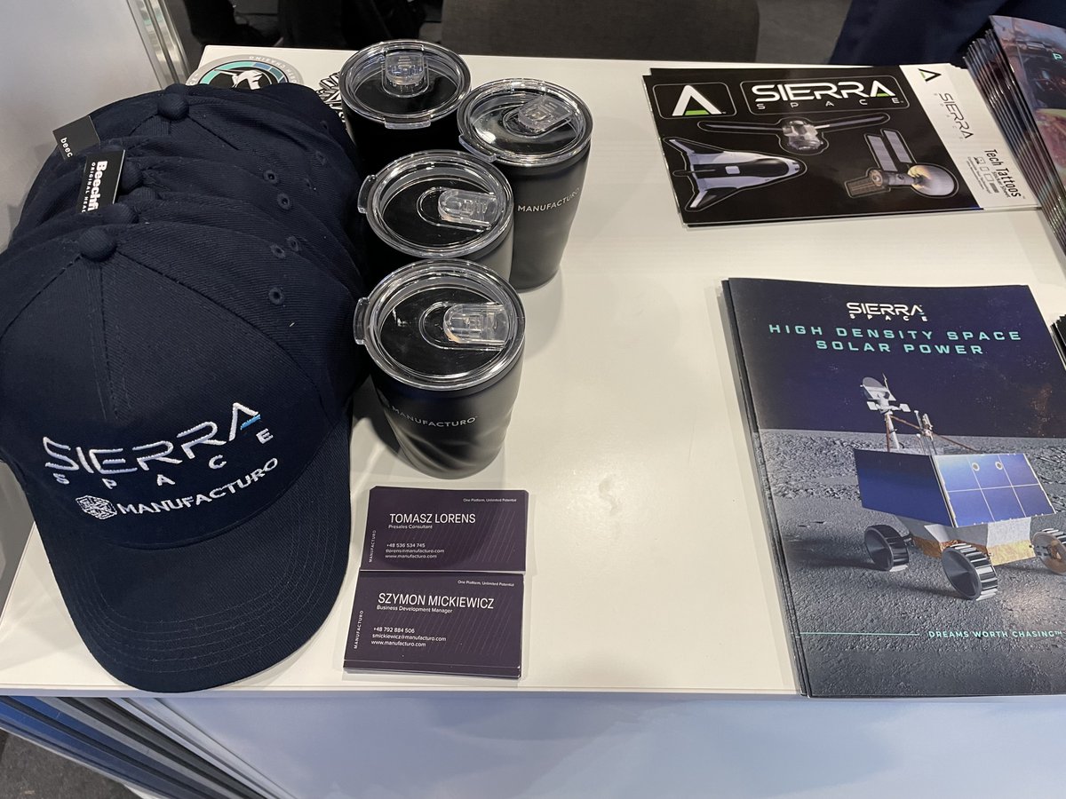 MANUFACTURO1's tweet image. Manufacturo has landed in the city of space, Bremen!

Meet our MANUFACTURO team Szymon Mickiewicz &amp;amp; Tomasz Lorens - Space Tech Expo 2023

#manufacturo #sierraspace #spacetechexpo2023