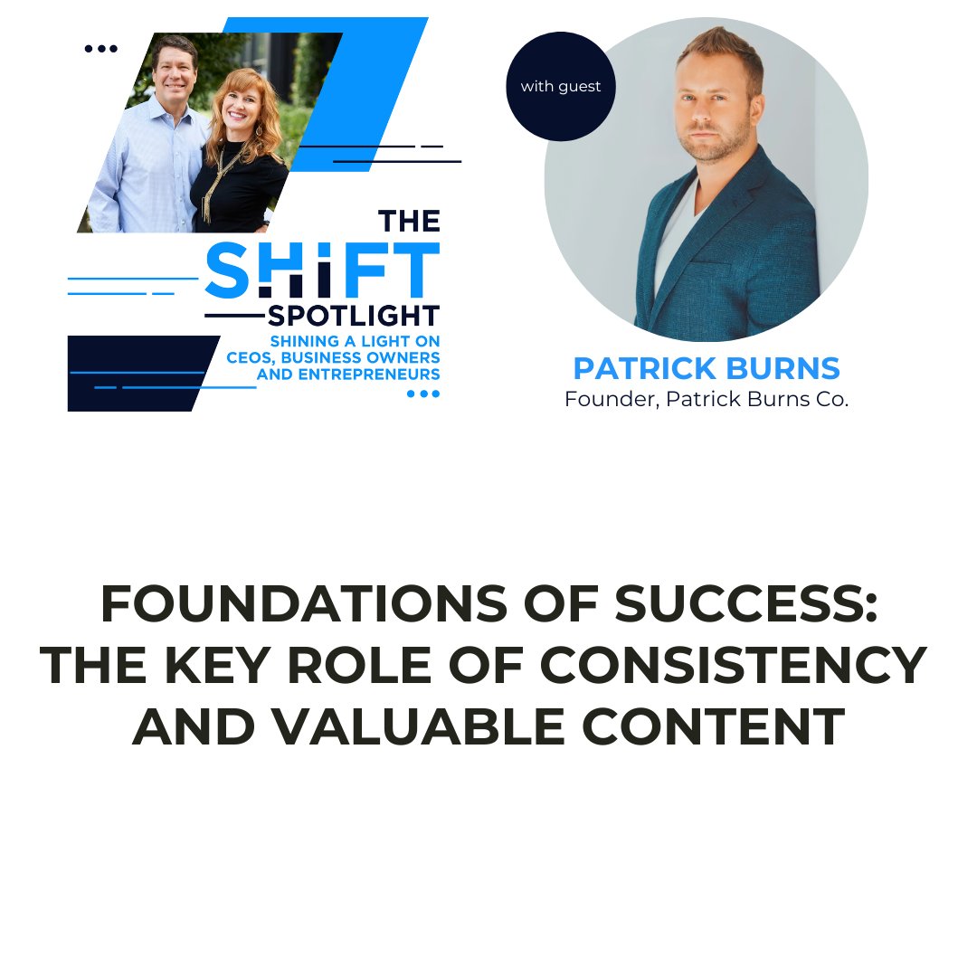 Dive into the latest episode of The Shift Spotlight with @patrickburnsco , Founder of Patrick Burns Co. 🚀 

Discover the keys to navigating today's competitive landscape!

🎙️ Listen to the full episode: youtu.be/h-FppqKOlqs

#TheShiftSpotlight #DigitalMarketing #B2BSuccess