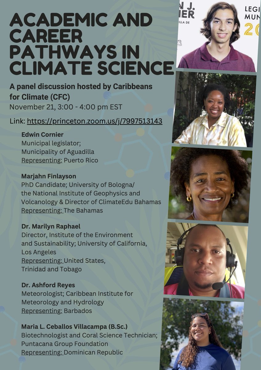 Are you interested in Climate Science and Climate Action? Are you unsure of how to get involved or just wanting to learn more?

Then pass through! We'll be serving up good vibes and important knowledge as always! 🌴☀️