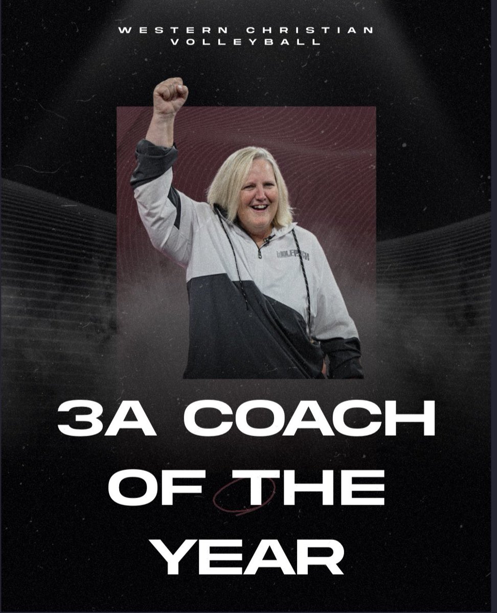 Congrats to Head Coach Tammi Veerbeek on being named the IGCA 3A Coach of the Year!! 🏐🐺
