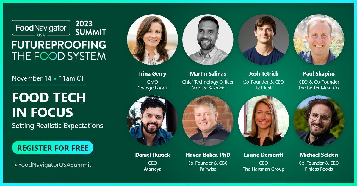 FoodNavigator-USA (@foodnavigatorus) on Twitter photo Thank you to our speakers from today's session on Setting Realistic expectations. Register for free to catch up on-demand: bit.ly/FoodNavigatorU…
#FoodNavigatorUSASummit Thank you to our speakers from today's session on Setting Realistic expectations. Register for free to catch up on-demand: bit.ly/FoodNavigatorU…
#FoodNavigatorUSASummit