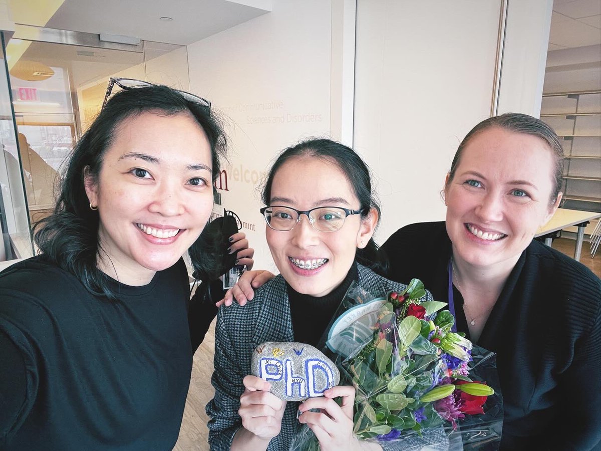 Xi Chen (@xichen_xc) on Twitter photo I am Dr. Chen now!!! Can’t be more grateful for the endless support from Tara and <a href="/BITSlabNYU/">Tara McAllister</a>. Great thanks to my amazing committee <a href="/GrigosLab/">NYU Motor Speech Lab</a> <a href="/CharlesBChang/">Charles B. Chang</a> and readers <a href="/adambuchwald/">abba babba doo</a> <a href="/SusannahVLevi/">Susannah Levi</a> ! It’s a long journey but it turned out to be rewarding! I am Dr. Chen now!!! Can’t be more grateful for the endless support from Tara and <a href="/BITSlabNYU/">Tara McAllister</a>. Great thanks to my amazing committee <a href="/GrigosLab/">NYU Motor Speech Lab</a> <a href="/CharlesBChang/">Charles B. Chang</a> and readers <a href="/adambuchwald/">abba babba doo</a> <a href="/SusannahVLevi/">Susannah Levi</a> ! It’s a long journey but it turned out to be rewarding!