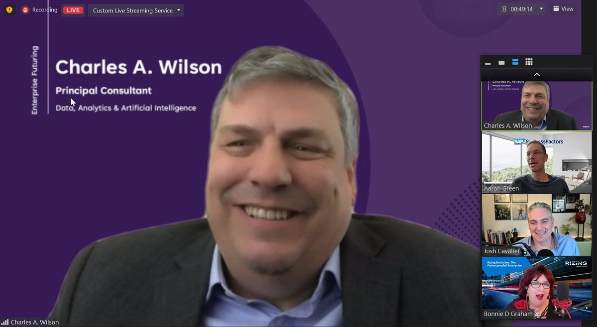 Quoting Talking Heads on #Rizing Evolution hosted by @Radiored777 "… And we're not little children And we know what we want And the future is certain Give us time to work it out." What does this have to do with #AI?  Tune in @Rizing LInkedIn #VoiceAmerica &amp; all Podcast outlets.