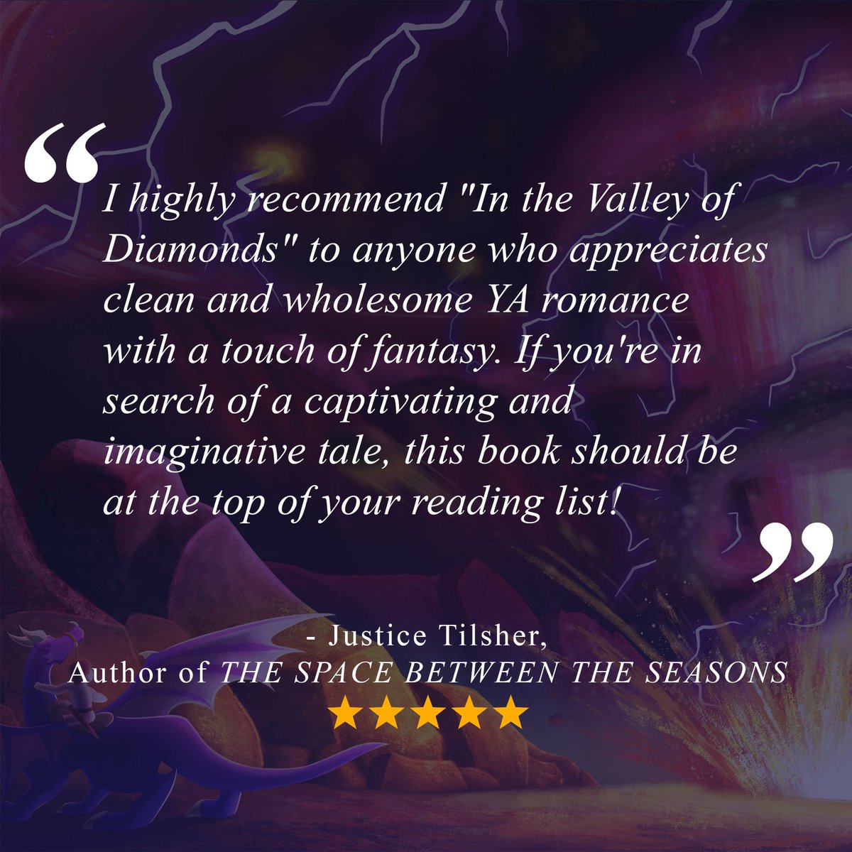 A review for IN THE VALLEY OF DIAMONDS! 😄💎
Catch ya later! 😉
…
#book #bookreview #ya #youngadult #youngadultfantasy #youngadultromance #fantasy #writer #author #catchyalater