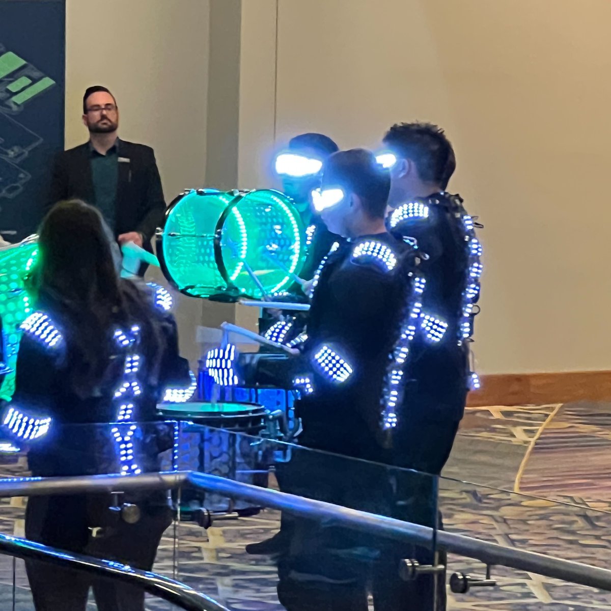 Acuity_co's tweet photo. Illuminating insights by day, luminous beats by night!💡🥁

#QBConnect really knows how to light up a conference.

And who says accountants don't get lit? 🔥

#intuit #quickbooks #qbo #conference #accounting #acuity #tech #partner #lasvegas #aria https://t.co/j7KPRyNB44