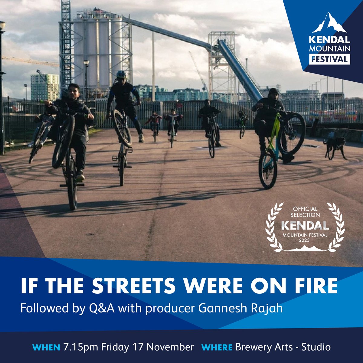 You can next catch STREETS at the @KendalMountain Festival this Friday at the Brewery Arts - Studio at 7.15pm!