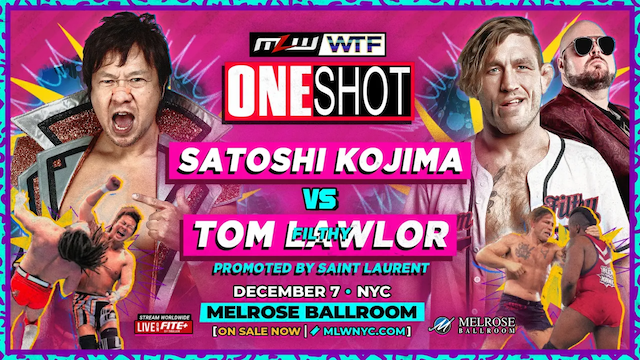 Satoshi Kojima vs Tom Lawlor est annoncé pour MLW One Shot.