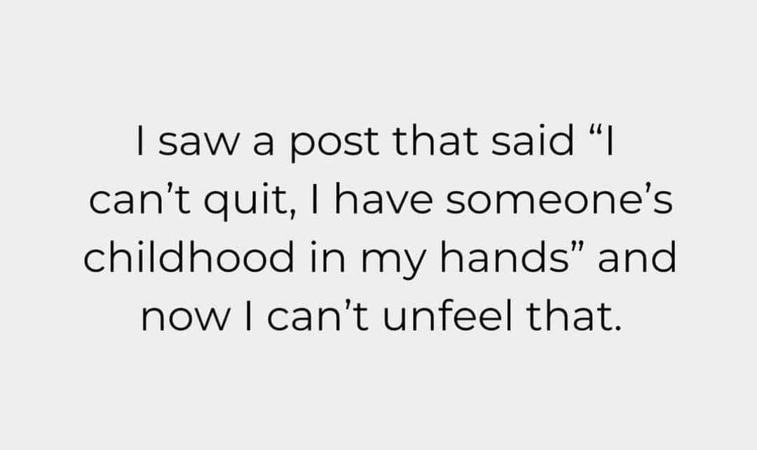 I'm 66, on disability, two kids still at home whose mother died 6 years ago. 

At doctor's appointments they do the depression screen, when it gets to the last one, "Do you have thoughts of harming yourself," I say "I can't." They ask what that means, I say ask again in 10 years.
