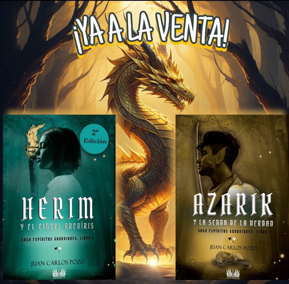 Disponible en editorialsg.com y librerías.
Comprando en la web el volumen 1 y 2 tendrá un 5% de descuento.
Envío gratuito en cualquier opción.
#Fantasia #fantasíajuvenil #novedades #LibrosRecomendados #libros