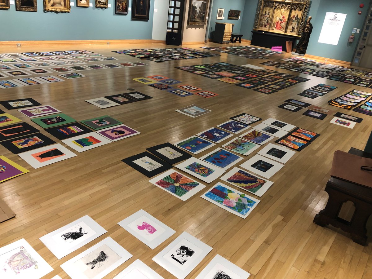 QuickArtsCenter's tweet image. 301 amazing works of art were submitted from teachers across WNY and NWPA and we wish we could display them all! We say it every year, but only because it’s true, our judges have their work cut out for them as we begin the jurying process for our Elementary Juried Art Exhibition