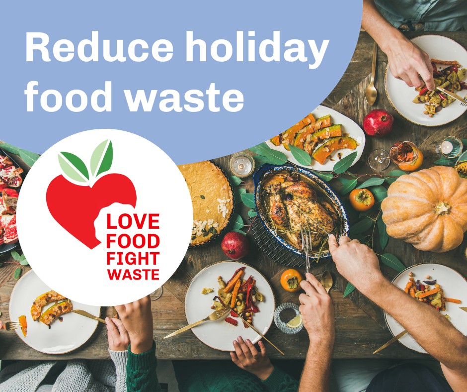 Food waste significantly increases from November to New Year’s. Why? Several major holidays occur during this two-month window involving gatherings and celebrations centered around food. This month, learn simple ways to reduce holiday food waste: bit.ly/3QTd2Ae