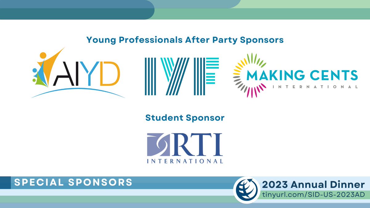 Join Making Cents with <a href="/AIYD2/">AIYD</a> and <a href="/IYFtweets/">IYF</a>
at the Young Professionals After Party at the Washington Hilton near Dupont Circle! It begins after the #SIDUSAnnualDinner. Don’t miss out!