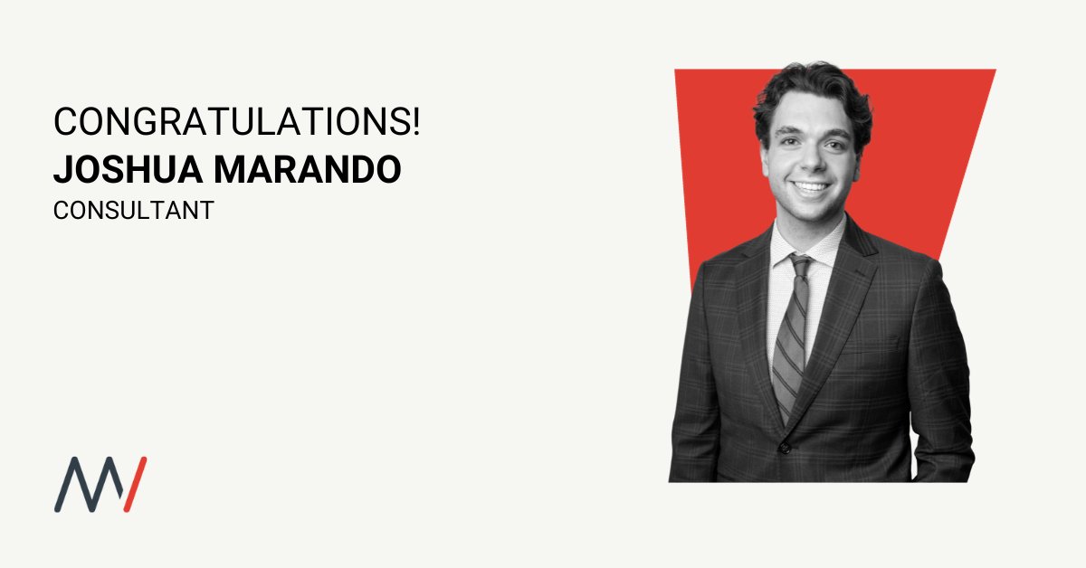 Congratulations to Joshua Marando on his promotion to Consultant! Since joining us as an Intern in May 2022, Josh has emerged as a key contributor to our GR practice. He is an expert policy wonk, skilled client communicator and valued colleague. Congrats, Josh!