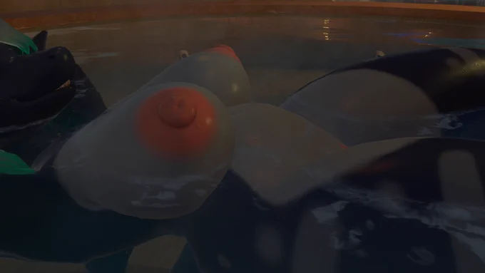 "BuT sHaRkS aReN't MaMmAlS! tHeY cAn'T hAvE bReAsTs BeCaUsE tHeY hAvE nO nEeD fOr ThEm AnD tHeY cAuSe DrAg!!!! YoU'rE rUiNiNg ThE mAgIc!!!!" Hehehe, shark tiddy go bounce bounce~ 
