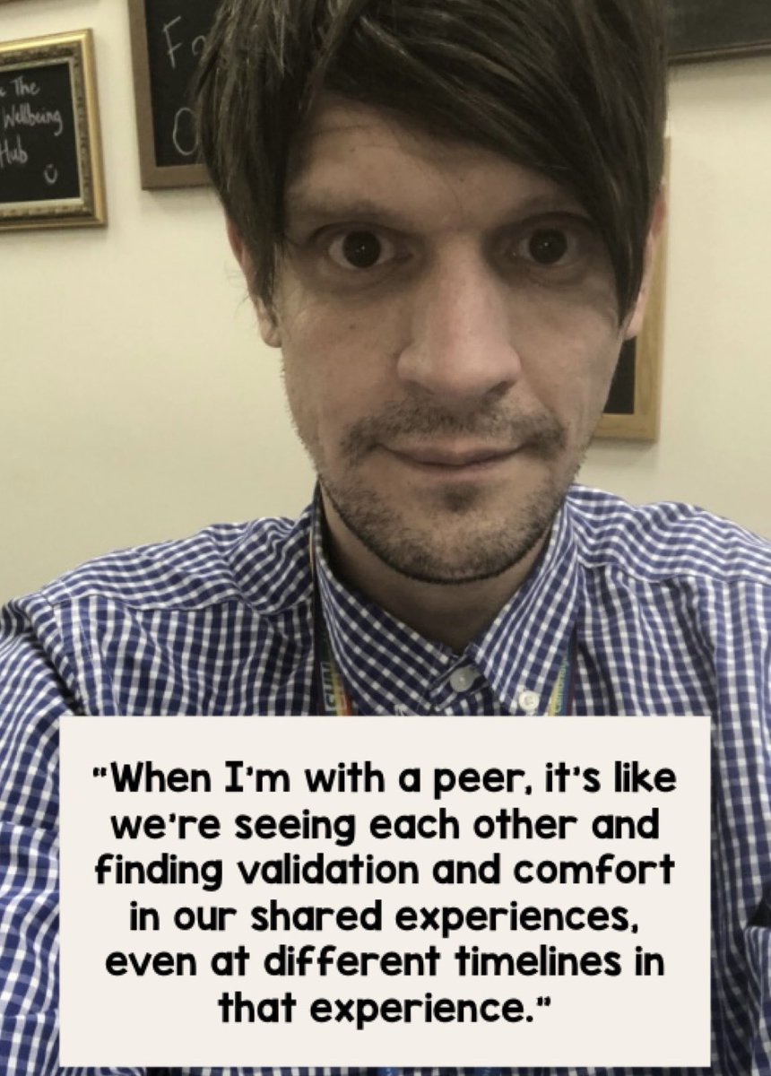 For this week’s #HOPE #HighlightingOurPeersExperiences, we have James, our Rotational PSW who started his first week on rotation with @CPFT_RCE yesterday! Here, James describes his experience of providing peer support. #hope #control #opportunity @bristow01 @bumbleleah