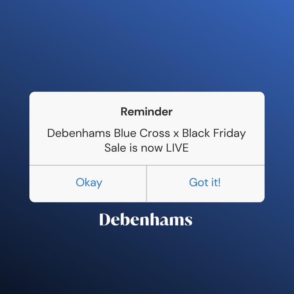 Debenhams Debenhams X