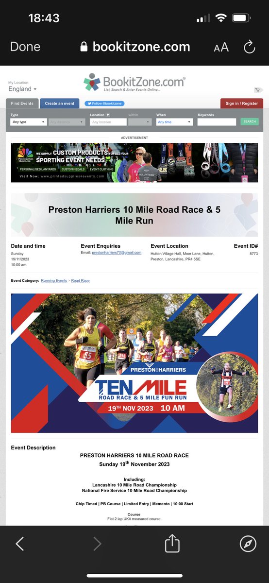 Less than 48 hrs left for FIRE SERVICE to get your entries in this year’s 10 mile road championship at the #Preston10 on 19/11/23. Large cash prize for first fire service male and female. @firesportuk @LancashireFRS @fire_scot @CumbriaFire @MerseyFire @manchesterfire 🏃‍♂️ 🏃‍♀️ 🚒