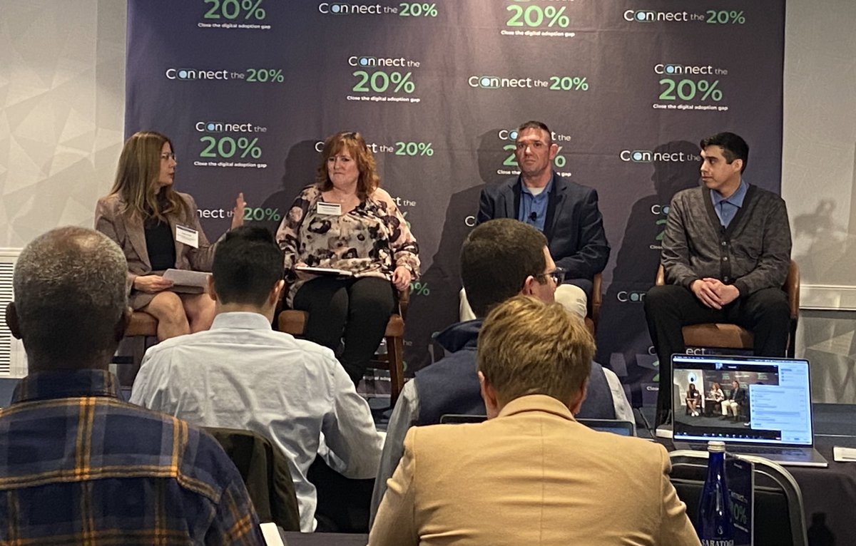 netinclusion's tweet photo. The NDIA community is showing up in a big way in DC today! Digital Navigators are here to advocate for our community members so they can feel empowered and advocate for themselves. ACP is your benefit! @eastersealshou @CherokeeNation @angelasiefer @NetworkOnUSA #connect20 https://t.co/uljEMtLz6r