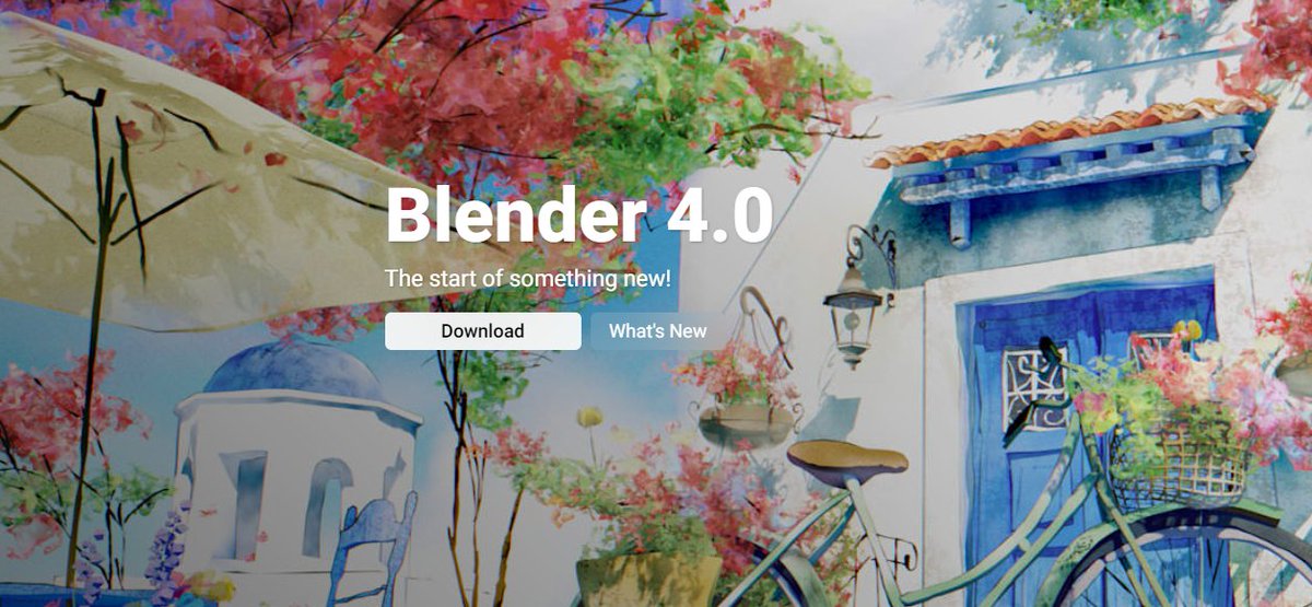 CorballyGames's tweet image. #Blender4 is out woohoo!