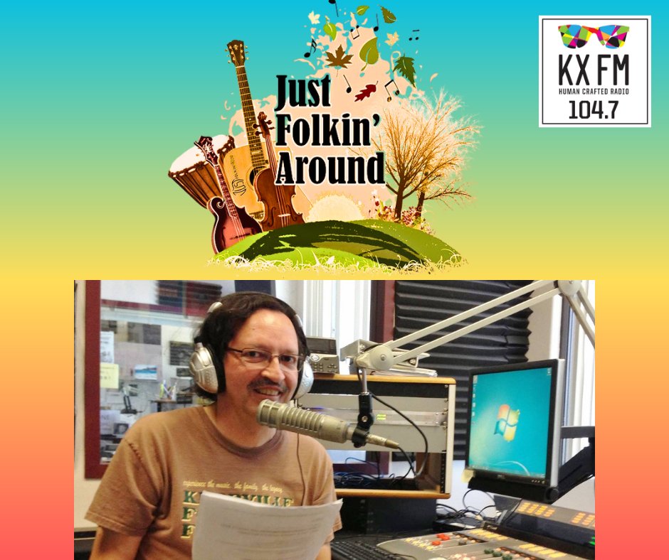 Live Now on @KXFM Radio ! Just Folking Around” – hosted by Robert Savenye. Join us for two hours of Folk, Folk Rock and Music Around Folk. Tuesdays from 11 AM to 1 PM Listen Now : kxfmradio.org The KX FM app 104.7 FM in Laguna Beach