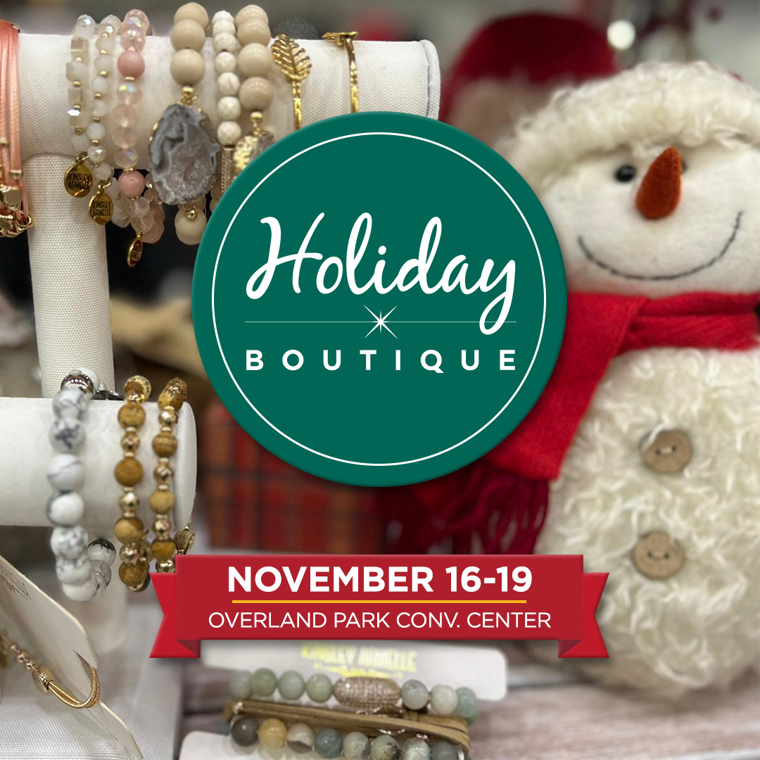 Shop hundreds of booths and find the latest trends in apparel, décor, seasonal gifts, gourmet foods and more at Holiday Boutique this weekend! Get tickets HERE: kcholidayboutique.mpetickets.com/?disc=KMXV