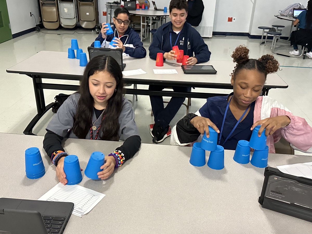 lisalove2run's tweet photo. @SpeedStacksInc @BCMbiotechRusk @HISD_HPE #2023STACKUP Helping to set the world’s record! https://t.co/U1671v0nZv