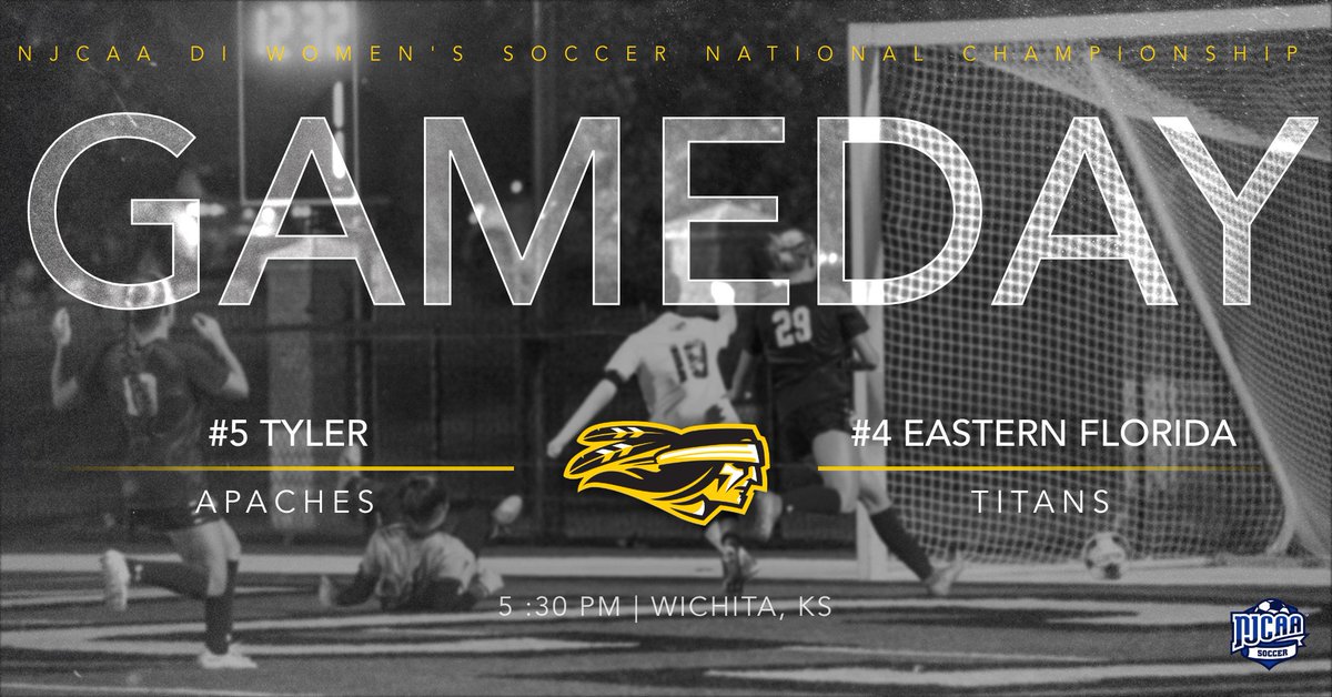 Turn on the lights. 

Apaches are ready for round ✌️

#5 Tyler🆚#4 Eastern Florida
🕰️ 5:30 PM CT
📍 Stryker Sports Complex- Wichita, KS
🖥️ <a href="/NJCAANetwork/">NJCAA Network</a>