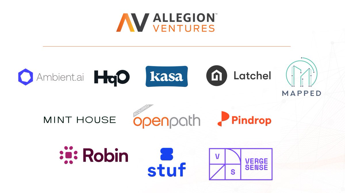 Allegion Ventures tweet media