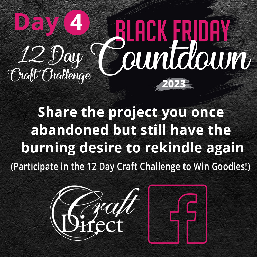 Craft_Direct's tweet photo. Day 4 Craft Challenge Is HERE!
Now Is your chance to get into the craft room and get a chance to win goodies for it!
Comment Your Craft Project Below for a chance to win!

#Craftdirect #Blackfriday #Challenge #Crafting #Deals #Giveaway https://t.co/Zy447xSxa7