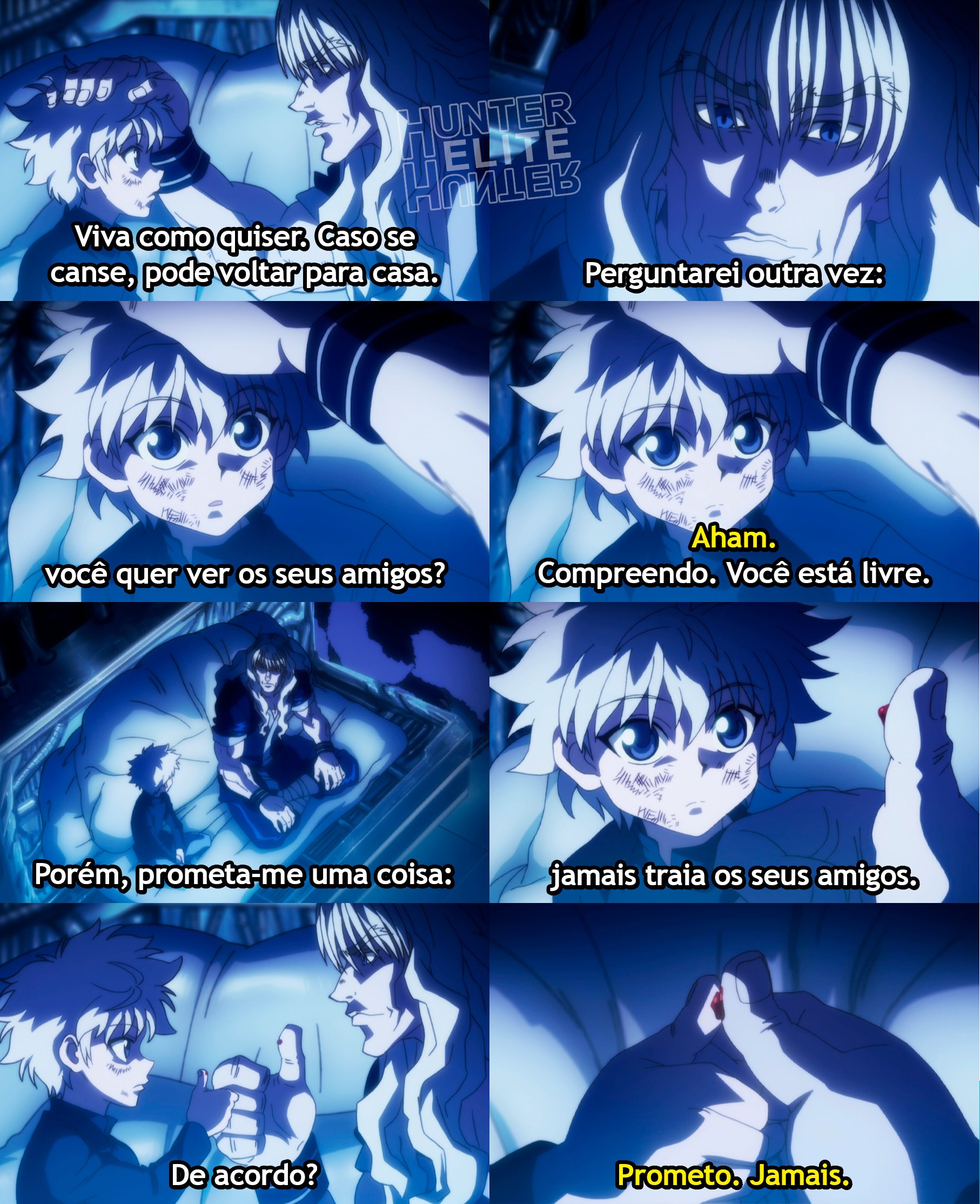 Essa cena de fato é a melhor em Hunter x Hunter