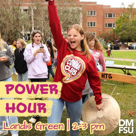 GET HYPE FOR POWER HOUR❗️❗️❗️ If you need any fundraising help, make sure to check out the Fundraising Development table so you can get a donation and get your name announced by our Emcees! 🗣 See you all on Landis!!