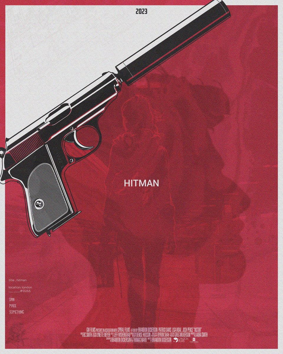 hitman. concept movie art by meeee #GraphicDesign #graphicdesigner