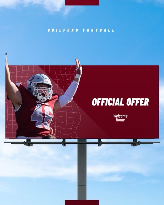 After a good conversation with <a href="/thirty343543/">Coach Justin Thirtyacre</a> I am happy to say I have received my 4th offer from <a href="/GuilfordFB/">Guilford College Football</a> 
<a href="/CoachWhitt72/">Steven Whitt</a> <a href="/weststokesfb/">West Stokes Football</a>
