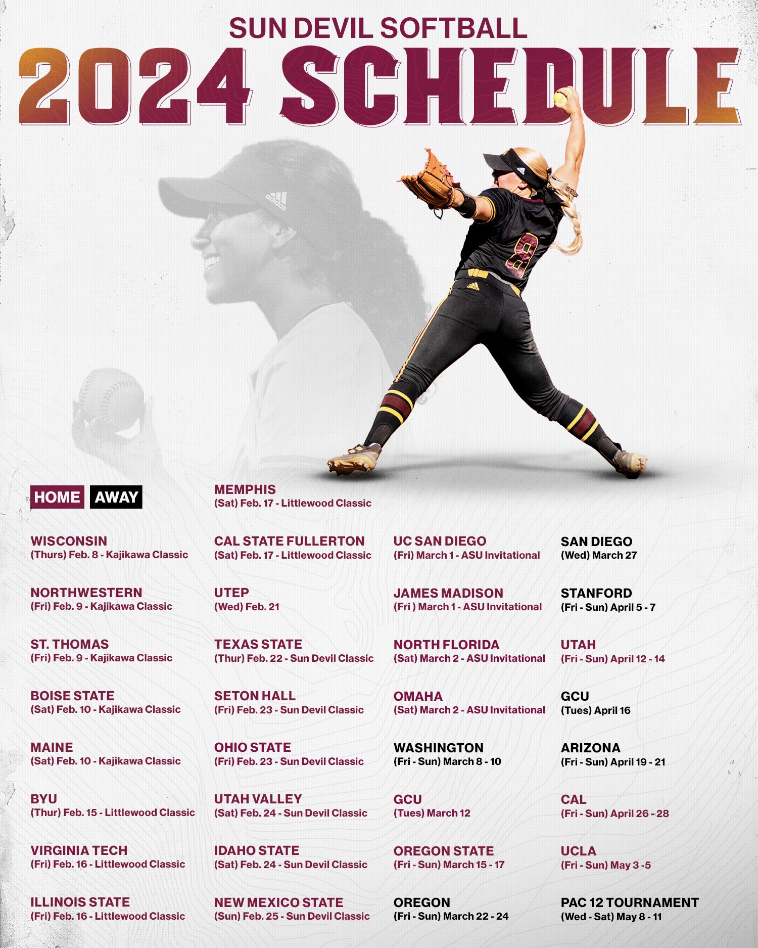 Asu Softball Schedule 2024 Annie Brianna