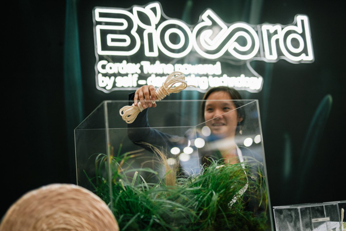 An incredible experience at AgriTechnica in Hanover, Germany, debuting BIOCORD - the world´s first Self-destructing Baler Twine made with @polymateria technology, connecting with industry leaders and fellow sustainable agriculture enthusiasts! 🌾✨ #biocord