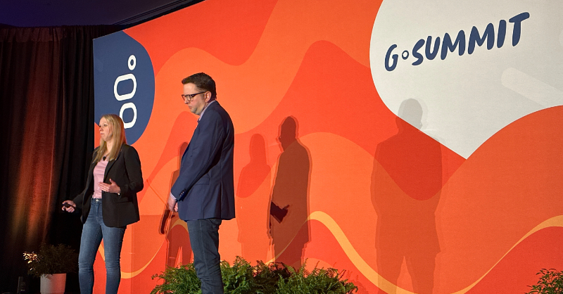 Genesys's tweet photo. 💬 "With #AI, we looked to streamline the employee experience and enable agents to focus on more high-value experiences"

Lauren Forte and George Temple of @GoGSG break down why #GenesysCloudCX has been a gamer changer for transforming their #EX.
#GSummit https://t.co/EKMqhKw0wc