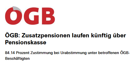 FHMaverick's tweet image. Wenn ALLE Arbeitnehmer in einer betrieblichen #Pensionskasse wären - wie die #ÖGB-Mitarbeiter - würden ALLE Arbeitnehmer von den Dividenden-Ausschüttungen profitieren. Völlig ohne Verhandlungen &amp;amp; jedes Jahr!

Warum verhandelt der @OEGB_at Pensionskassen nicht in die KVs hinein?🤷‍♂️