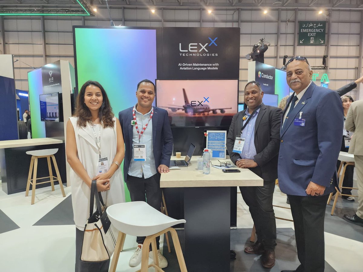 LexX at Dubai Airshow 2023 with ACORE Group
