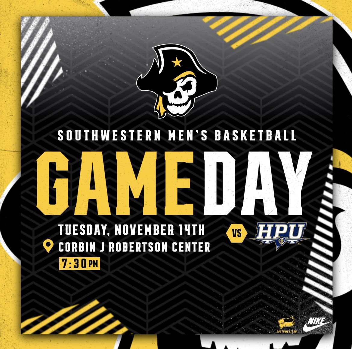 GAMEDAY!! First home game of the season tonight at 7:30pm. Come cheer on your Pirates as we take on Howard Payne! #GoPirates🏴‍☠️🏴‍☠️