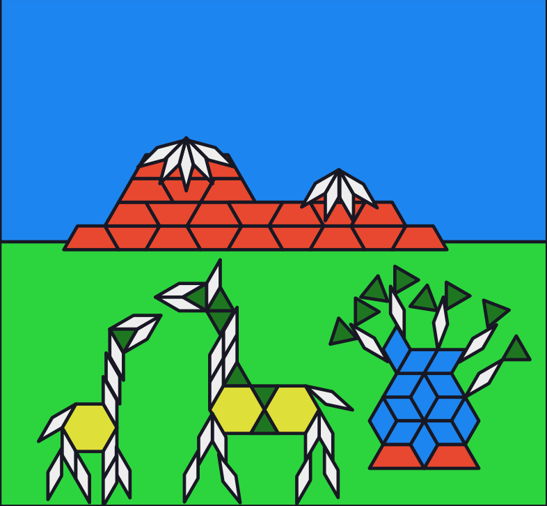 delta_dc's tweet photo. Thanks to @mathhombre for suggesting @MathigonOrg Polypad for the latest prototype of the #DesigningMathAdventures cover art. https://t.co/9fSCouKz2G