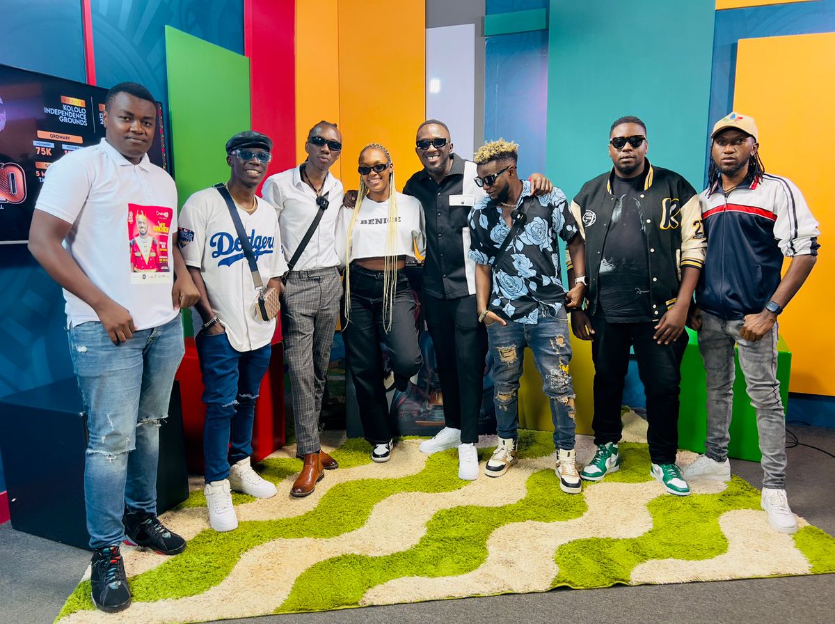 Ssonkopromotion's tweet photo. About today on @NBSAfter5 
@Mc_Kacheche spreading the gospel about 18th Nov
#MbararaBoyExperience https://t.co/y7mShA4Bm2