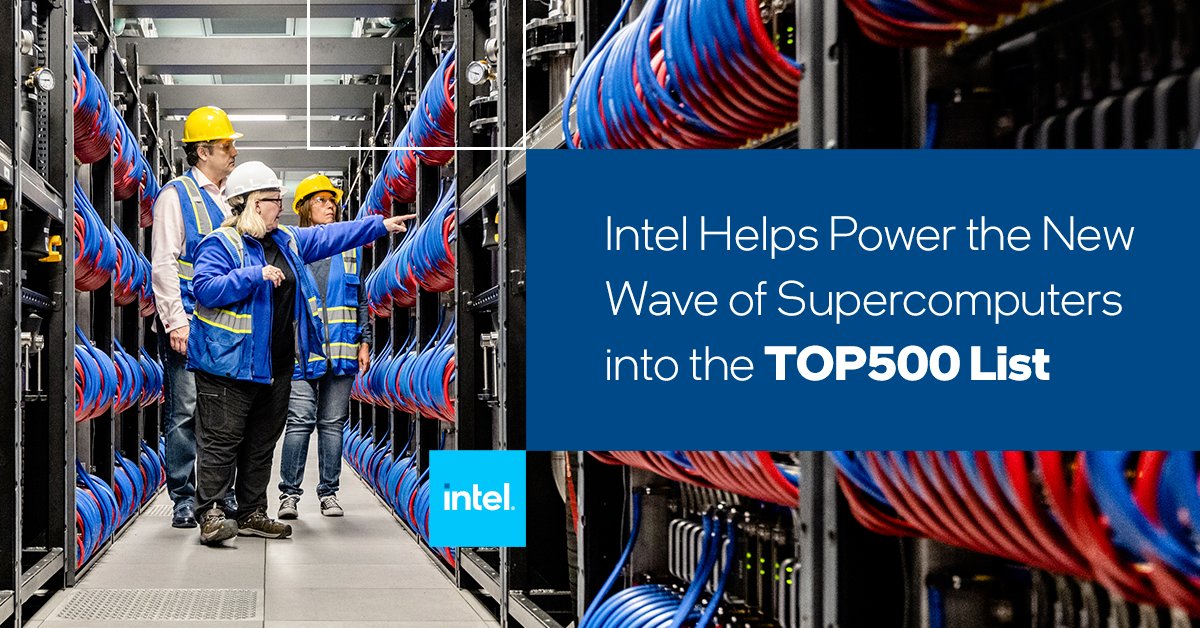Congratulations to our customers accelerating #HPC and #AI innovation with Intel Data Center GPU Max Series in the Top500. We’re happy to support the supercomputers of the future with open and flexible choices! intel.ly/3sv8jLF #SC23