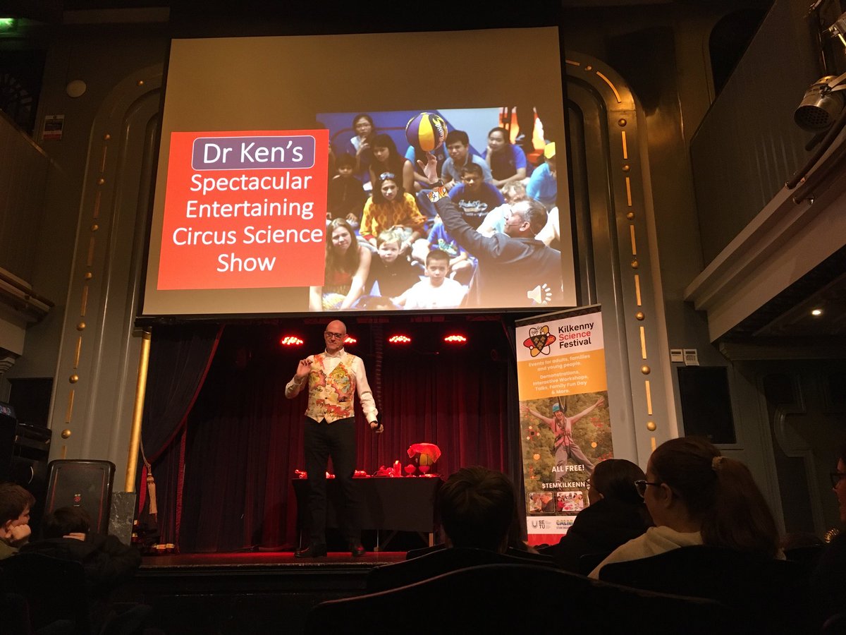 Maths Week Ireland (@mathsweek) on Twitter photo <a href="/drkenfarquhar/">Ken Farquhar</a> evening Circus Science Show #Kilkenny underway at SET Theatre <a href="/LangtonsKK/">Langton's Kilkenny</a> <a href="/StemKilkenny/">STEMKilkenny</a> <a href="/ScienceWeek/">Science Week Ireland</a> <a href="/drkenfarquhar/">Ken Farquhar</a> evening Circus Science Show #Kilkenny underway at SET Theatre <a href="/LangtonsKK/">Langton's Kilkenny</a> <a href="/StemKilkenny/">STEMKilkenny</a> <a href="/ScienceWeek/">Science Week Ireland</a>
