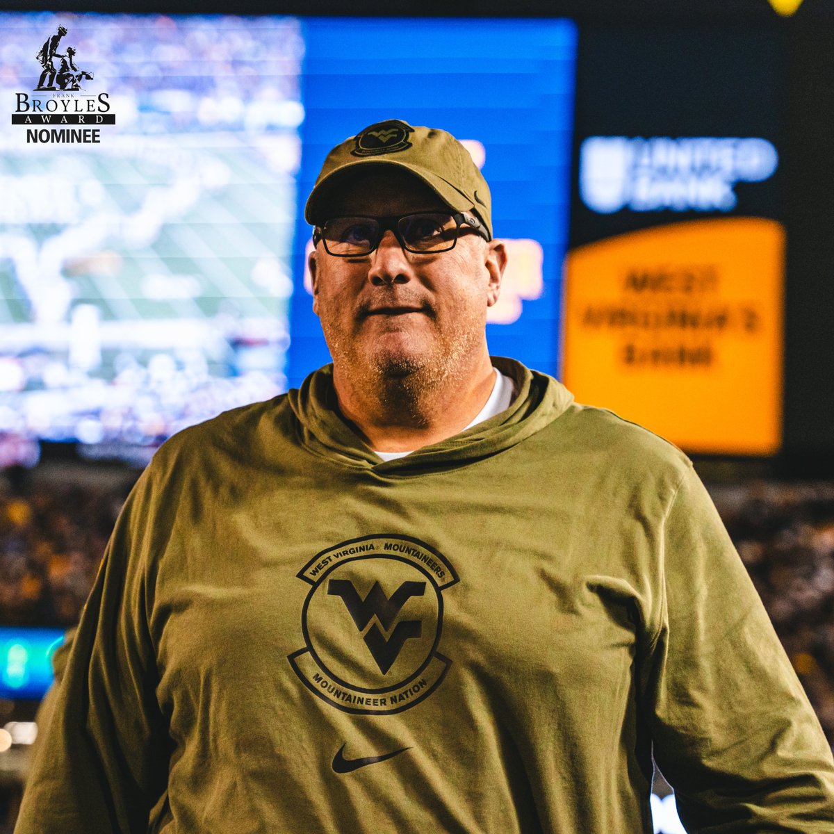 🏆 𝐁𝐫𝐨𝐲𝐥𝐞𝐬 𝐀𝐰𝐚𝐫𝐝 𝐍𝐨𝐦𝐢𝐧𝐞𝐞

@CoachMooreWVU | #HailWV