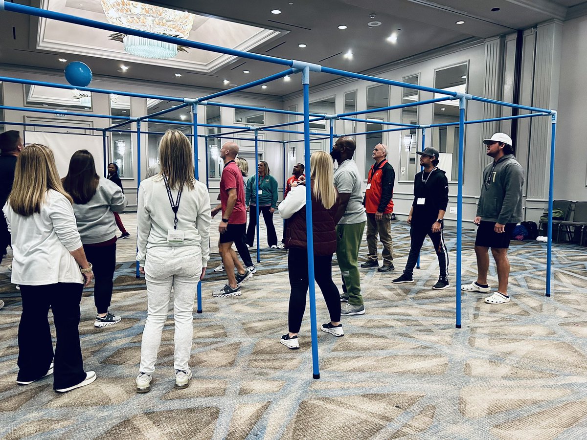 We won a new 9 square in the air system for our <a href="/TCBOE_LES/">Lincoln Elementary</a> kids at our <a href="/asahperd/">ASAHPERD</a> conference! We’re so excited! <a href="/TCBOE/">Talladega Co Schools</a>