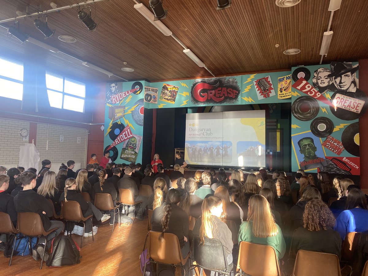 McGannMargo's tweet image. Leaders from Dungarvan Name Club spoke to all TY @FriaryCollege This club gives young people a space to make new friends, try exciting new things and express themselves.
The club is for young people age 15-18 Please Join application form available
