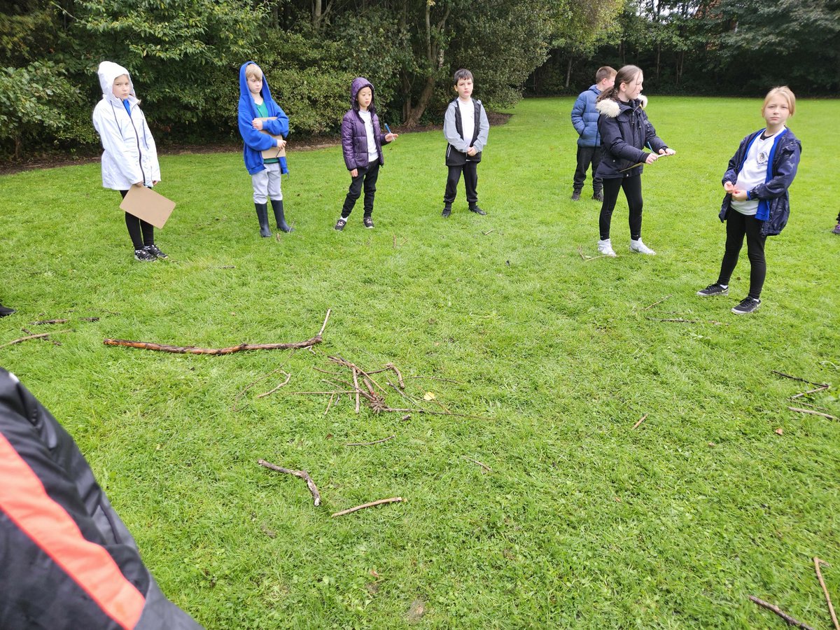 Flashback to our Autumn day when we toasted marshmallows, created a Roman Numeral clock using twigs and identified many of the trees around the school field. We are so lucky to have fabulous grounds to work with! <a href="/OurLadyStarSea/">Our Lady Star ot Sea</a> <a href="/NatureFSchools/">Nature Friendly Schools</a>